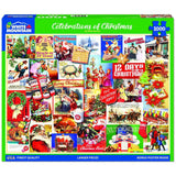 White Mountain Celebrations of Christmas Jigsaw Puzzle Christmas Puzzles 1000 Pieces for Adults and Family