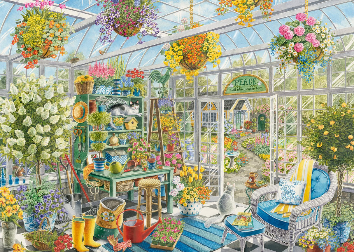 Ravensburger Greenhouse Heaven 300 Piece Large Format Jigsaw Puzzle for Adults - 16786 - Every Piece is Unique, Softclick Technology Means Pieces Fit Together Perfectly