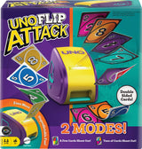 Mattel Games UNO Flip Attack Card Game for Kids, Adults & Family Nights, Combines UNO Flip & UNO Attack in One Game