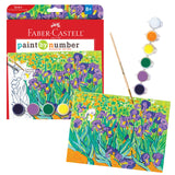 Faber-Castell Museum Series Paint by Numbers - Vincent Van Gogh Irises, Number Painting for Kids and Adult Beginners (Packaging May Vary)