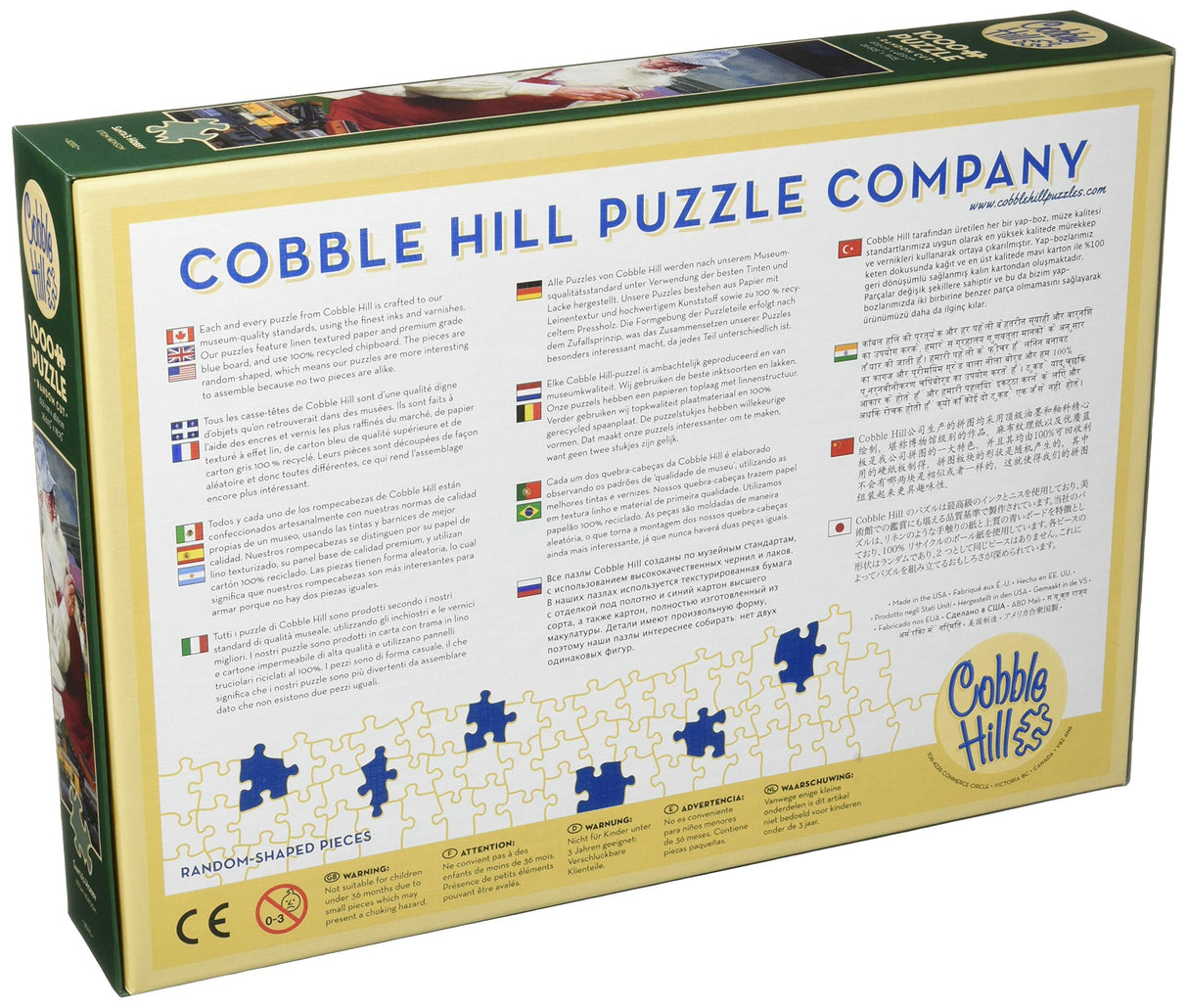 Cobble Hill 1000 Piece Puzzle - Santa's Hobby