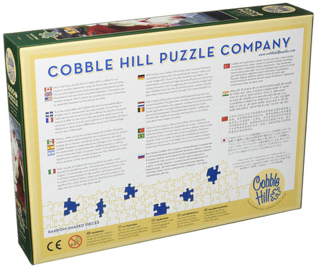 Cobble Hill 1000 Piece Puzzle - Santa's Hobby - image 3