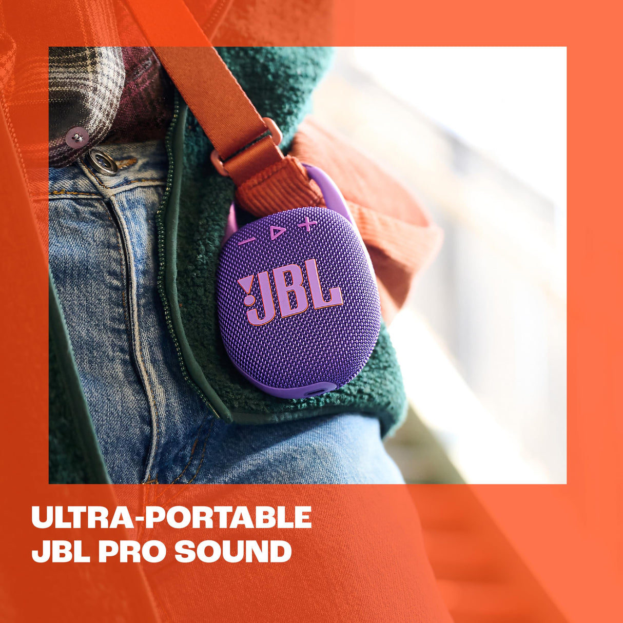 Jbl - Clip 5 Waterproof Bluetooth Speaker - Red