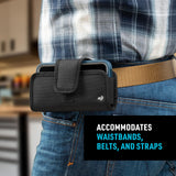 Nite Ize - Fits All Horizontal Holster For Xxl Phones - Black