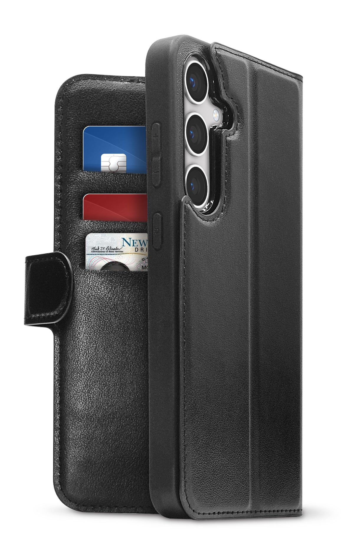 xBase Samsung S25 Exec Folio Wallet Case - Black - image 1