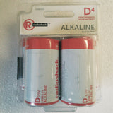 D ALKALINE BATTERIES (4-PACK)