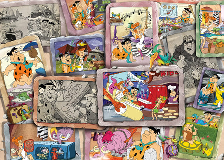 Ravensburger The Flintstones 1000 Piece Jigsaw Puzzle for Adults - Every Piece is Unique, Softclick Technology Means Pieces Fit Together Perfectly, Multicolor