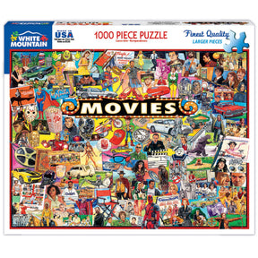 White Mountain Puzzles - The Movies - 1000 Piece Jigsaw Puzzle
