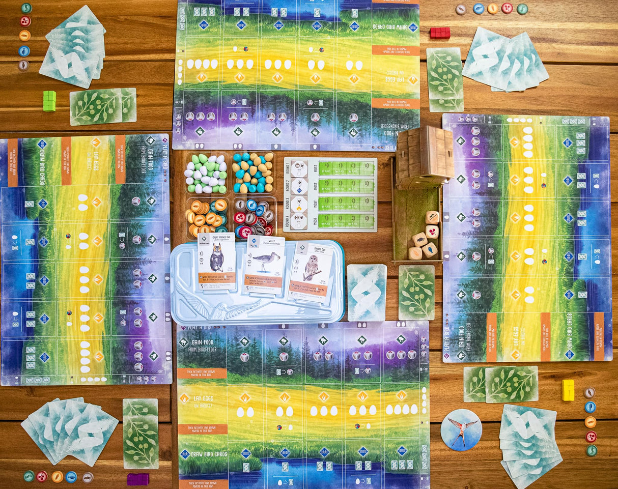 Stonemaier Games: Wingspan (Base Game) by Elizabeth Hargrave | A Relaxing, Award-Winning Strategy Board Game About Birds for Adults and Family | 1-5 Players, 70 Mins, Ages 14+