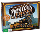 Mexican Train Dominoes - Beautiful Color Dot Double 12 Dominoes Set - Includes Train Markers and Hub by Pressman Multi Color, 5"