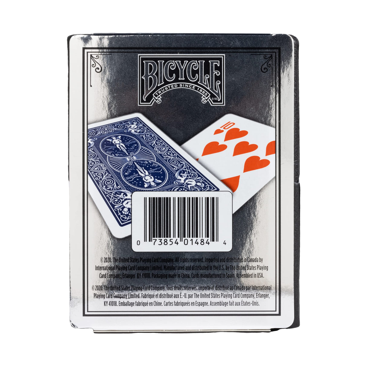 Bicycle Prestige Waterproof Plastic Playing Cards, Red & Blue (Colors May Vary)