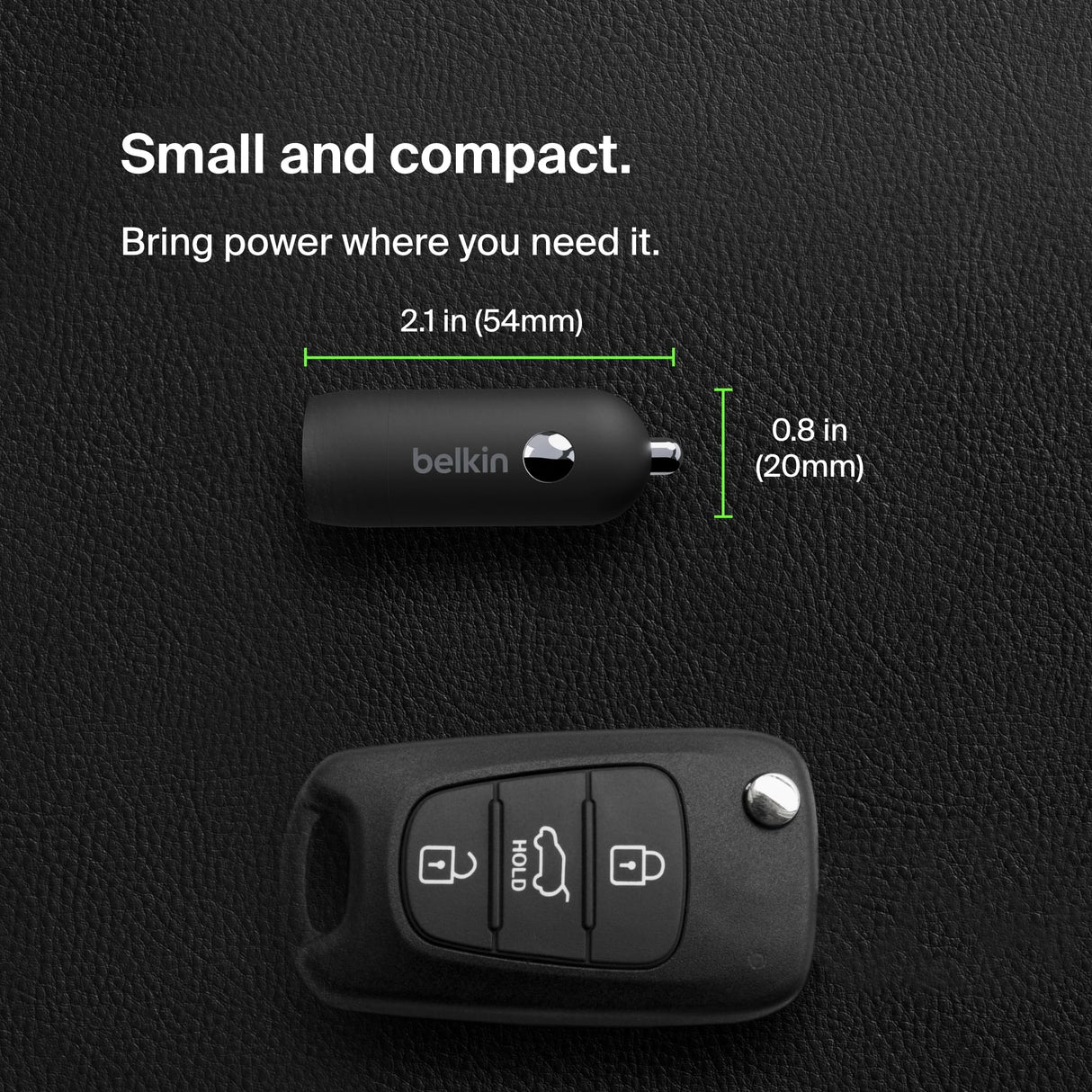 Belkin - 30w Pd Car Charger With Pps And Usb C To Usb C Cable 1m - Black