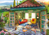 Ravensburger Tuscan Oasis - 1000 Piece Jigsaw Puzzle for Adults | Unique Softclick Technology | Vivid, Glare-Free Imagery | Renowned Brand | Ideal for Relaxation and Bonding