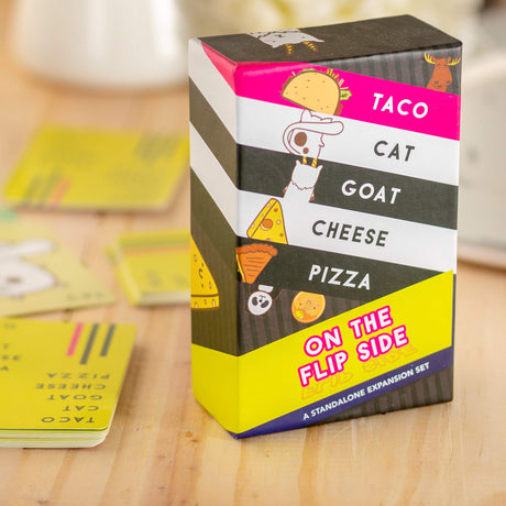 Taco Cat Goat Cheese Pizza On The Flip Side – Standalone Expansion Set for The Party Card Game – Wildly Entertaining for Kids, Teens, Adults, and Families – 10-15 Min, Age 7+, 2-8 Players