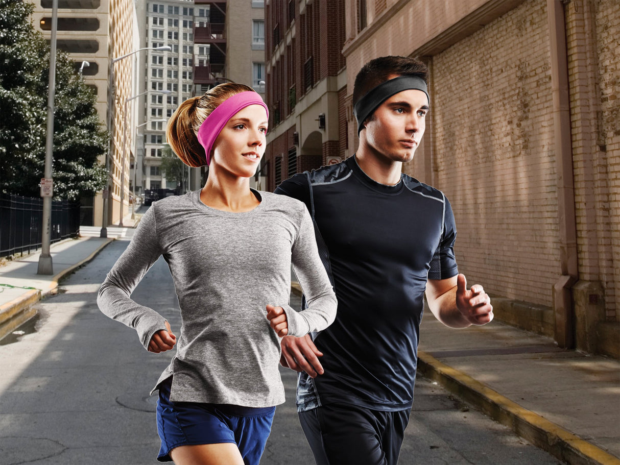 RUNPHONES CLASSIC HANDSFREE HEADPHONES IN LIGHTWEIGHT HEADBAND 3.5MM JACK - MEDI