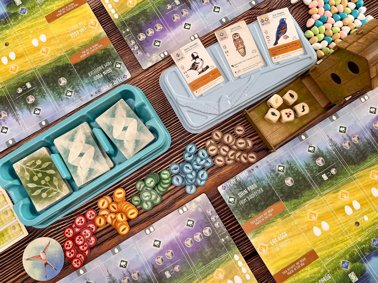 Stonemaier Games: Wingspan (Base Game) by Elizabeth Hargrave | A Relaxing, Award-Winning Strategy Board Game About Birds for Adults and Family | 1-5 Players, 70 Mins, Ages 14+