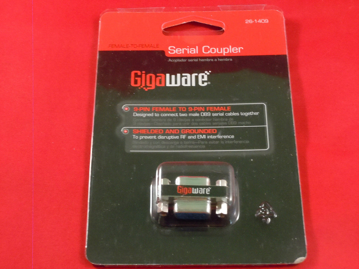 GIGAWARE FEMALE-TO-FEMALE DB9 SERIAL COUPLER