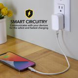 Scosche - Dual Port Usb C Power Delivery Wall Charger - White