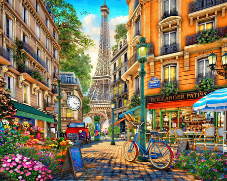 Springbok's 1000 Piece Jigsaw Puzzle Paris Afternoon - Made in USA