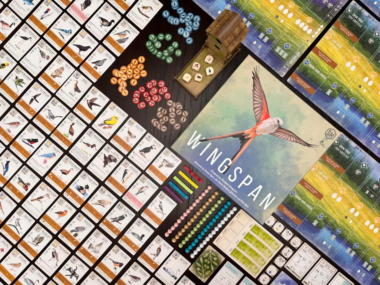 Stonemaier Games: Wingspan (Base Game) by Elizabeth Hargrave | A Relaxing, Award-Winning Strategy Board Game About Birds for Adults and Family | 1-5 Players, 70 Mins, Ages 14+