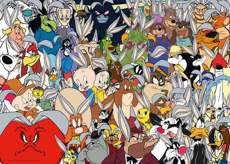 Ravensburger Looney Tunes Challenge 1000 Piece Jigsaw Puzzle | Unique Softclick Technology | Vibrant, Glare-Free Pieces | FSC Certified Materials