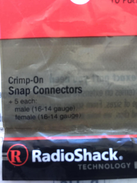 CRIMP-ON SNAP CONNECTORS