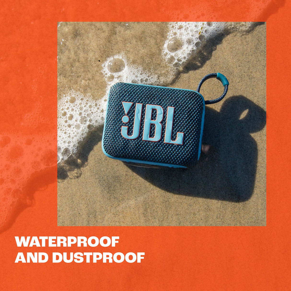 Jbl - Go 4 Waterproof Bluetooth Speaker - Black