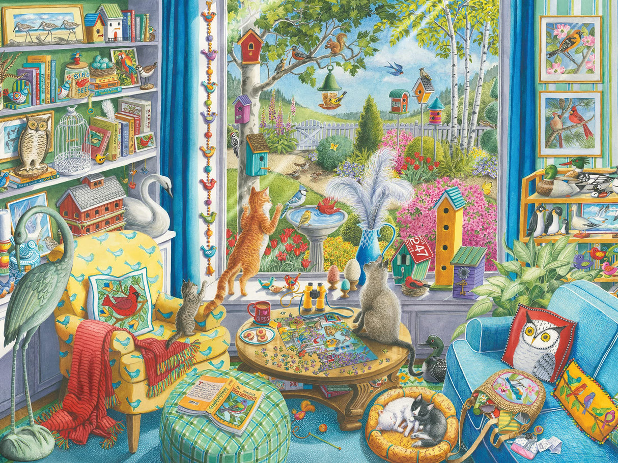 Ravensburger - The Bird Watchers | 750 Piece Large Format Jigsaw Puzzle