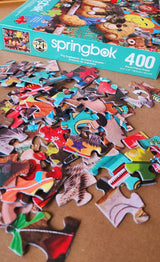 Springbok's 400 Piece Jigsaw Puzzle Toy Cupboard - Made in USA