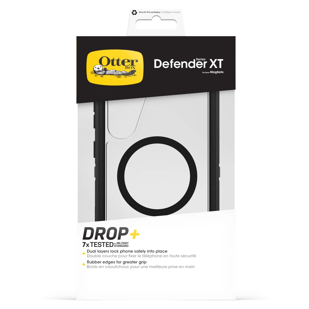 OtterBox - Defender Pro XT Clear Magnetic Case for Samsung Galaxy S25 Plus - Dark Side
