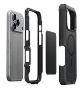 xBase iPhone 17 Pro Max Boulder MagSafe HD Rugged Protective Case w/Belt Clip Holster Black - image 3