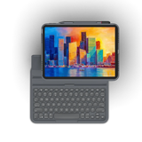 ZAGG - Pro Keys Wireless Keyboard and Detachable Case for Apple iPad 10.9 (2022) / iPad 11th Gen - Black and Gray