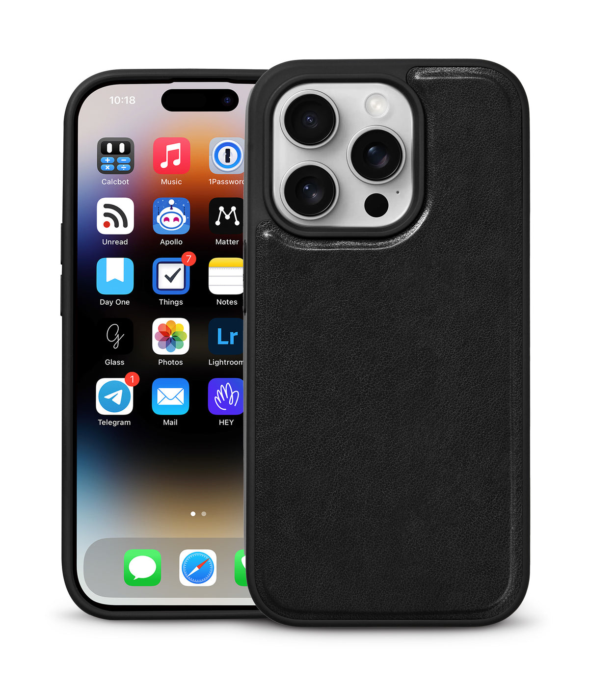 xBase iPhone 16 Pro Folio Exec Wallet Case MagSafe Compatible - Black - image 3