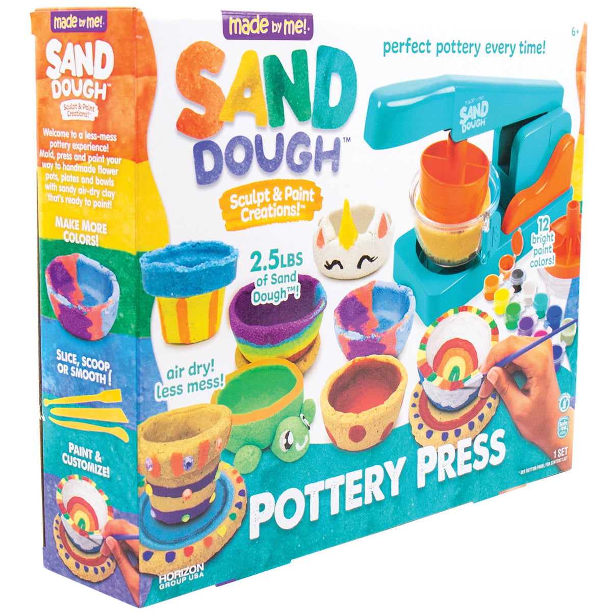 US Toy Company - Sand Dough Pottery Press Studio 4-unit case pack