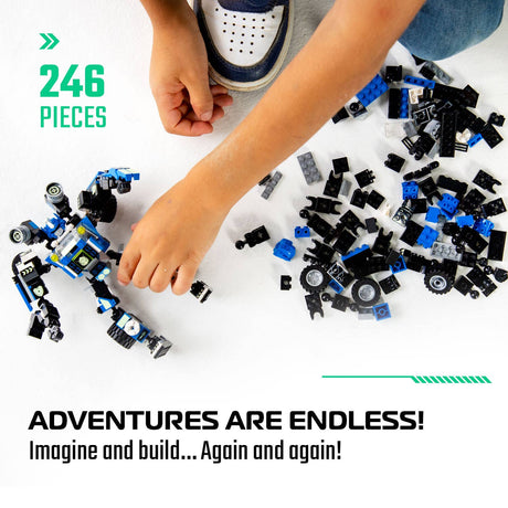 Robot 3-in-1 Building Toy set 246 pc snabglider