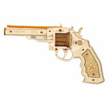 ROKR Justice Guard Revolver Wooden 3D Puzzle Kit