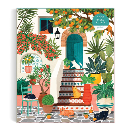 Galison - Mediterranean Cats 1000 Piece Puzzle