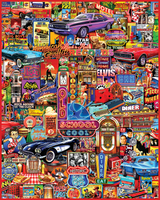 White Mountain Puzzles - Old School Cool - 1000 Piece Jigsaw Puzzle