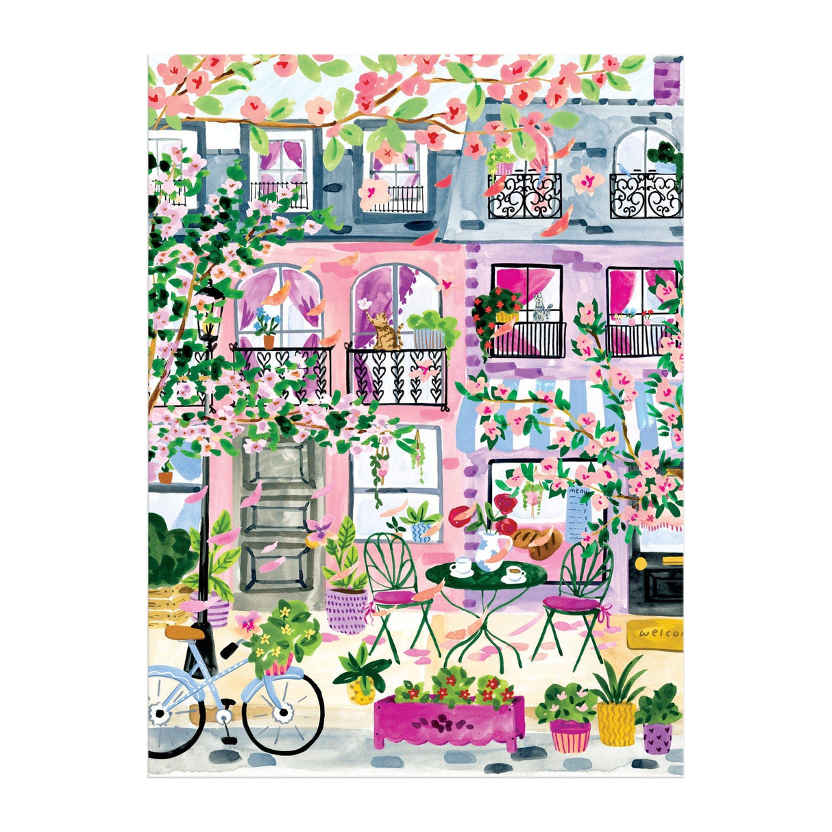 Galison - Cherry Lane Blossoms 1000 Piece Puzzle