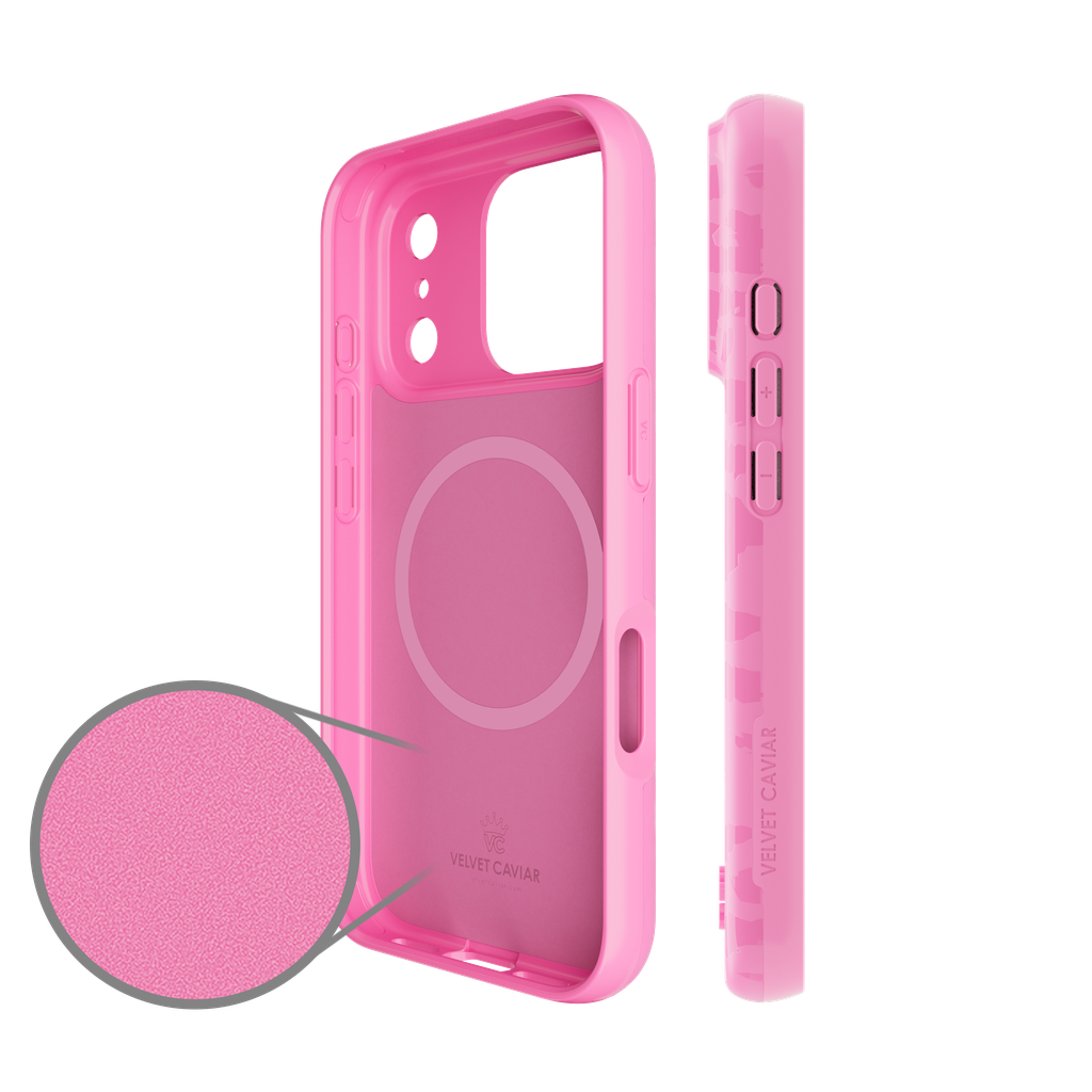 VELVET CAVIAR - IPhone 17 Pro MagSafe Case + Mag Phone Grip–Hot Pink Leopard
