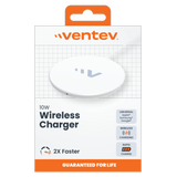 Ventev - ULTRAFAST 10W Wireless Charging Pad - White