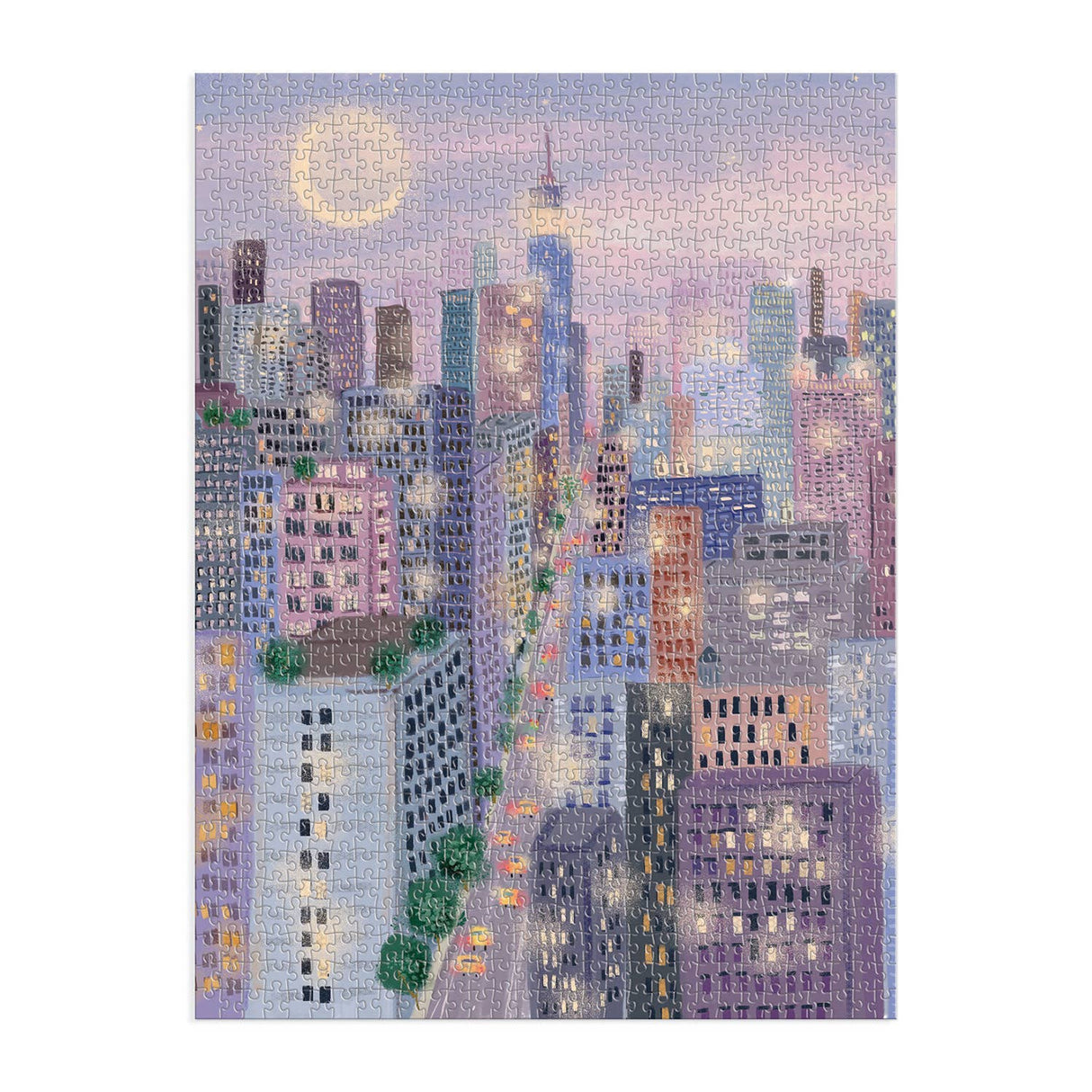 City Lights 1000 Piece Puzzle In a Square box