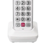 Panasonic® KX-TGD83x Series DECT 6.0 Corded Cordless Phone with Answering Machine, White (3 Handset)