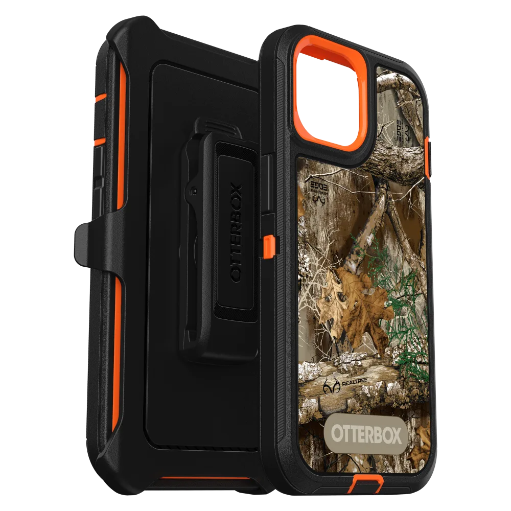 OtterBox - Defender Graphics Case for Apple iPhone 15 / iPhone 14 / iPhone 13 / iPhone 16e - Realtree Edge
