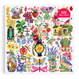 Galison - Buzzy Bouquets 500 Piece Puzzle