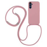 Ampd - Real Feel Tpu Crossbody Strap Case For Samsung Galaxy A15 5g - Mauve