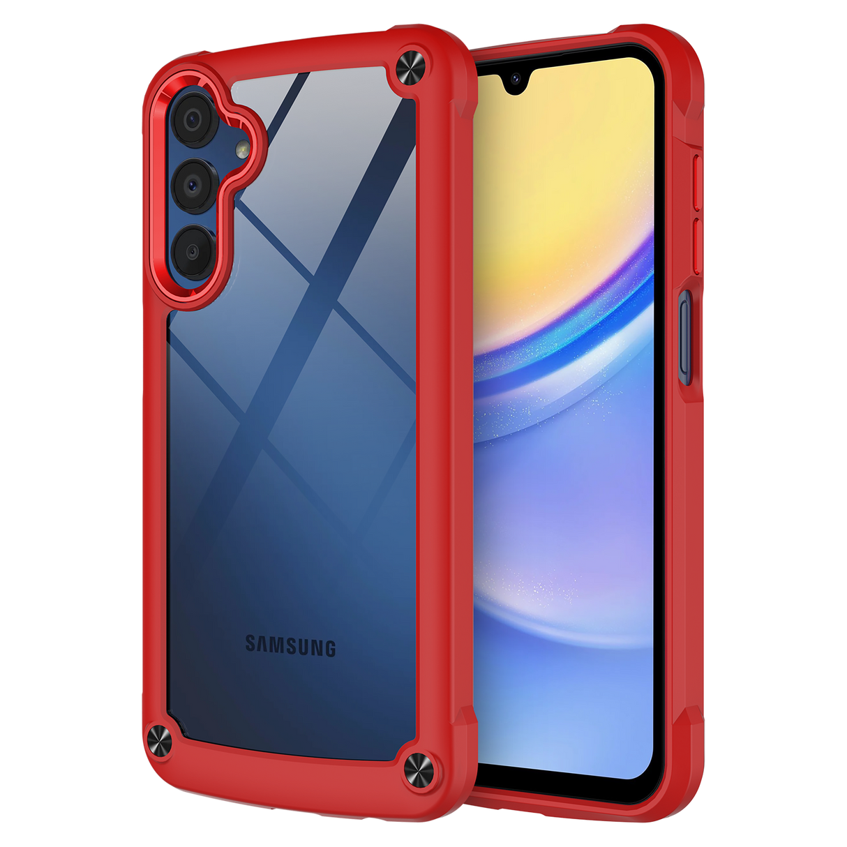 Ampd - Durabump Case For Samsung Galaxy A15 5g - Red