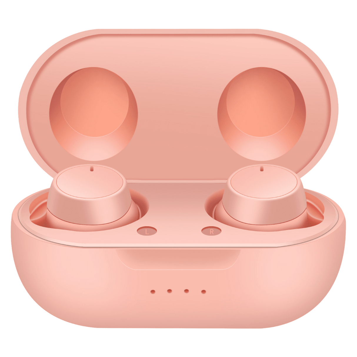 Ampd - True Wireless In Ear Headphones With Smart Touch Controls And Charging Pack - Pink