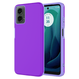 Ampd - Dual Layer Soft Touch Classic Slim Case For Motorola Moto G 5g (2024) - Purple