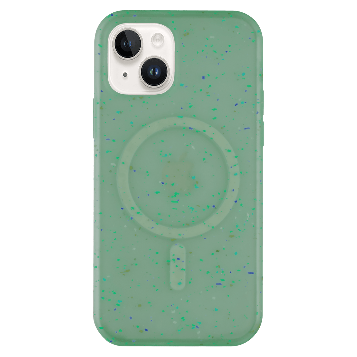 Ampd - Jelly Confetti Soft Shell Magsafe Case For Apple Iphone 15 - Green